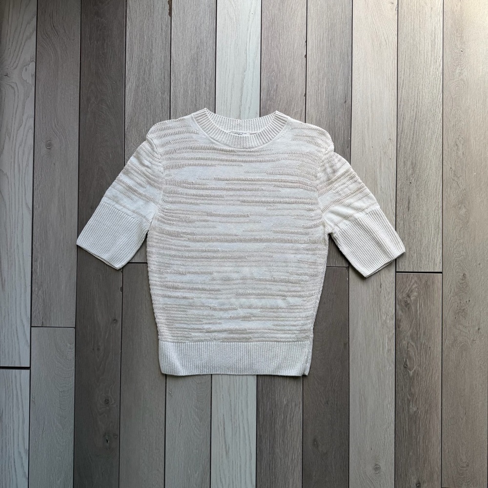 Lafayette 148 New York Mesh-Knit Sweater
